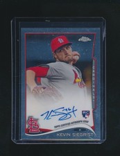 KEVIN SIEGRIST 2014 TOPPS CHROME RC AUTO #81