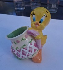 Tweety Looney Tunes Ceramic Floral Figural Pl...