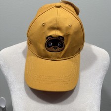 Nintendo Animal Crossing New Horizons Hat NWT Yellow Adjustable OSFA Tom Nook