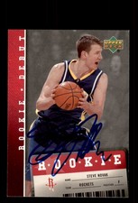 Signed Basketball Card Auto Steve Novak 2006-07 Upper Deck Rookie Debut #146