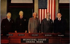 Omaha Nebraska Municipal Court Judges O'Brien Battin Holmes Wheeler Palmer
