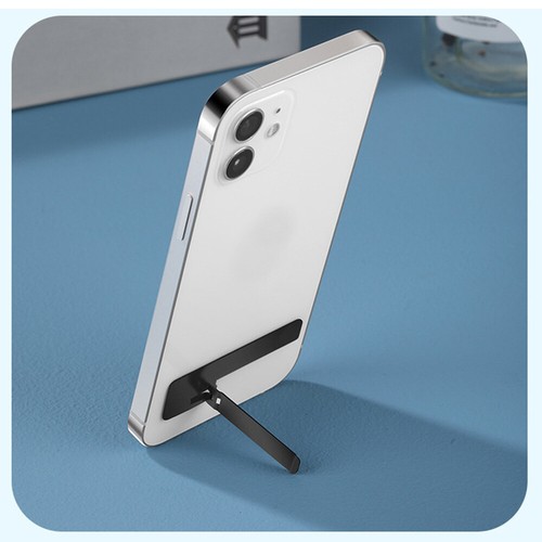 Mini Portable Phone Holder Stand Mount Stick on Mobile Phones Universal Foldable - Photo 9 sur 9