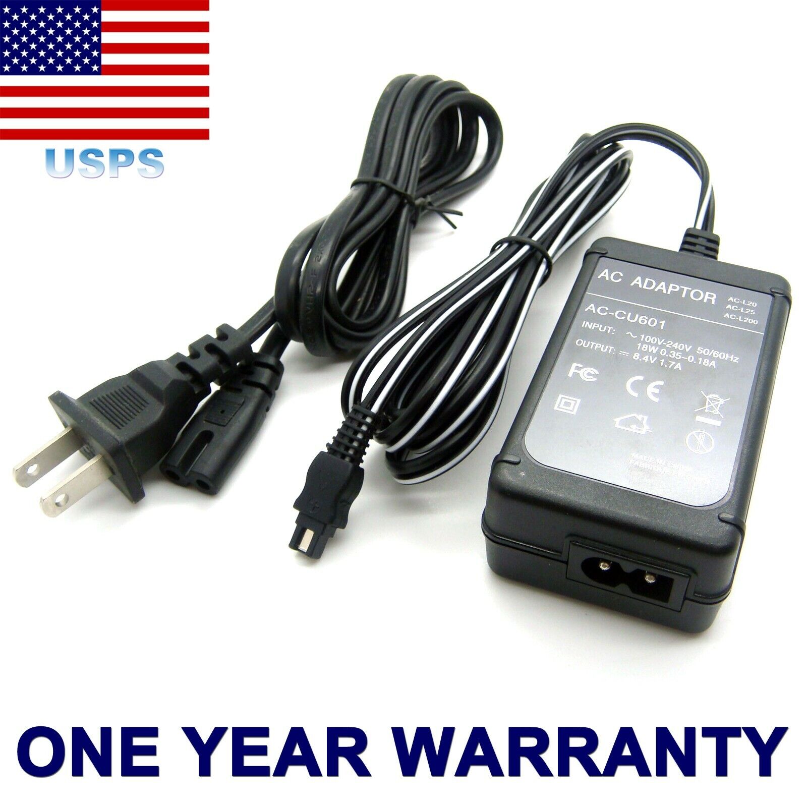 AC Power Adapter Charger for Sony FDR-AX33 FDR-AX40 FDR-AX53 FDR-AX55 FDR-AXP33 