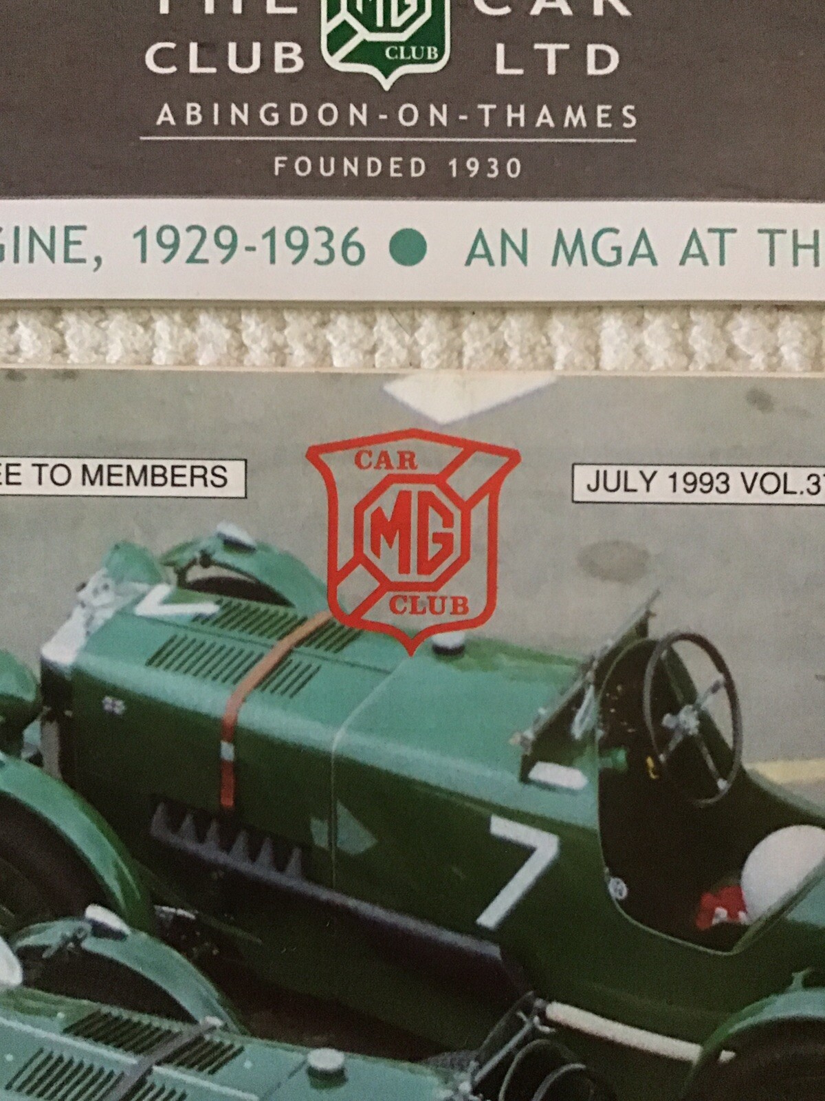 MG Car Club “Safety Fast” Magazines Various Issues Going Back 3035 Years eBay