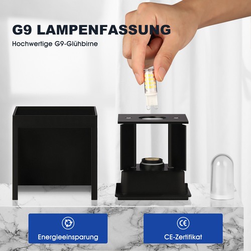 Cube 7W LED Außenleuchte mit Bewegungsmelder Wandleuchte Wandlampe Treppenhaus - Bild 30 von 41