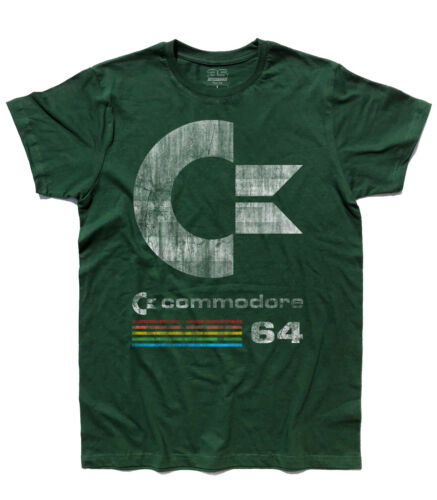 T-shirt uomo Home Friendly Computer 64 - Vic 20 Press Play on tape - Foto 1 di 8