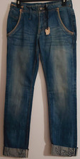 Tommy Hilfiger Scarlett Slim Women's Blue Jeans Trousers Size W27 x L34 Vintage