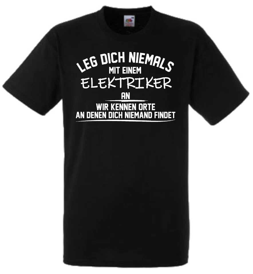 Sprüche Fun T-Shirt Leg dich nie mit einem "Dein Beruf" an... lustig witzig - Bild 2 von 3