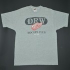Detroit Red Wings Hockey Club Vintage T Shirt size Large Gray Made in USA