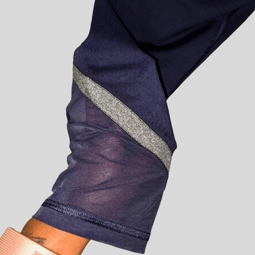 Victoria’s Secret Sport Capri Leggings Damen Größe M Blau Silber Athleisure - Bild 5 von 10