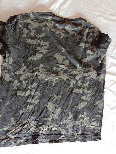 Mens T Shirt Matalan Size XXL Short Sleeves Camouflage Green 26579 - Picture 9 of 10