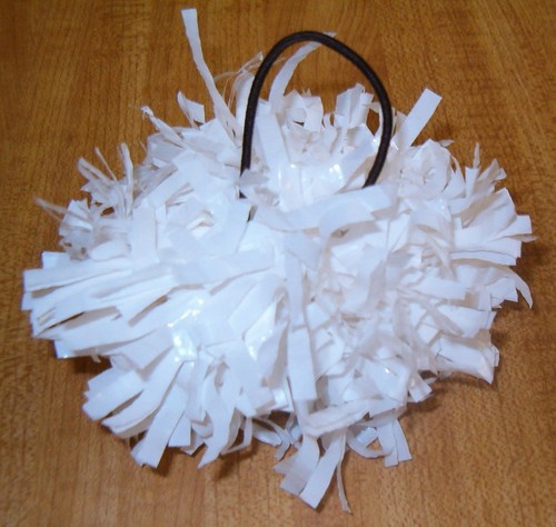 Hair Shoe Cheerleader Mini Pom Poms Hair Ponytail Bow .. U Choose Color...NWT - Bild 26 von 38