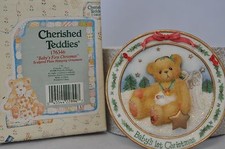 Baby's First Christmas - 176346 - Sculpted Plate H