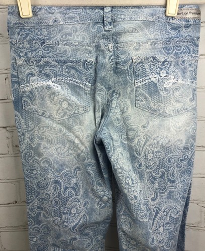 Justice Printed Jegging Jeans + Limited Too Fuzzy Sweater Outfit Set Pink Sz 14 - Picture 6 of 9