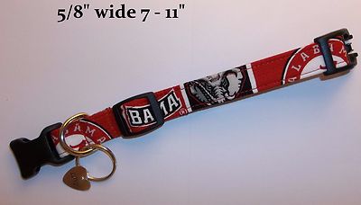 Alabama Crimson Tide Dog Collar - Athletic Pets