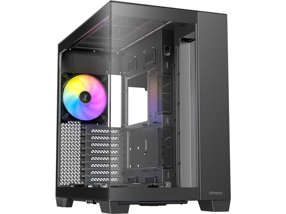 Antec C8 ARGB, 2x TQR 160mm & 1x TQ 140mm ARGB PWM Fans Included, Dual-chamber L - Image 2 of 4