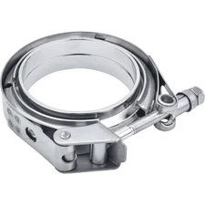 3.5" Steel V-Band Bolt Clamp Kit Male/Female for Turbo Vband NEW