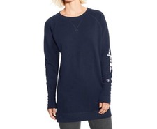 NWT Womens Champion Powerblend Fleece Crew Neck Navy Sweatshirt Size S