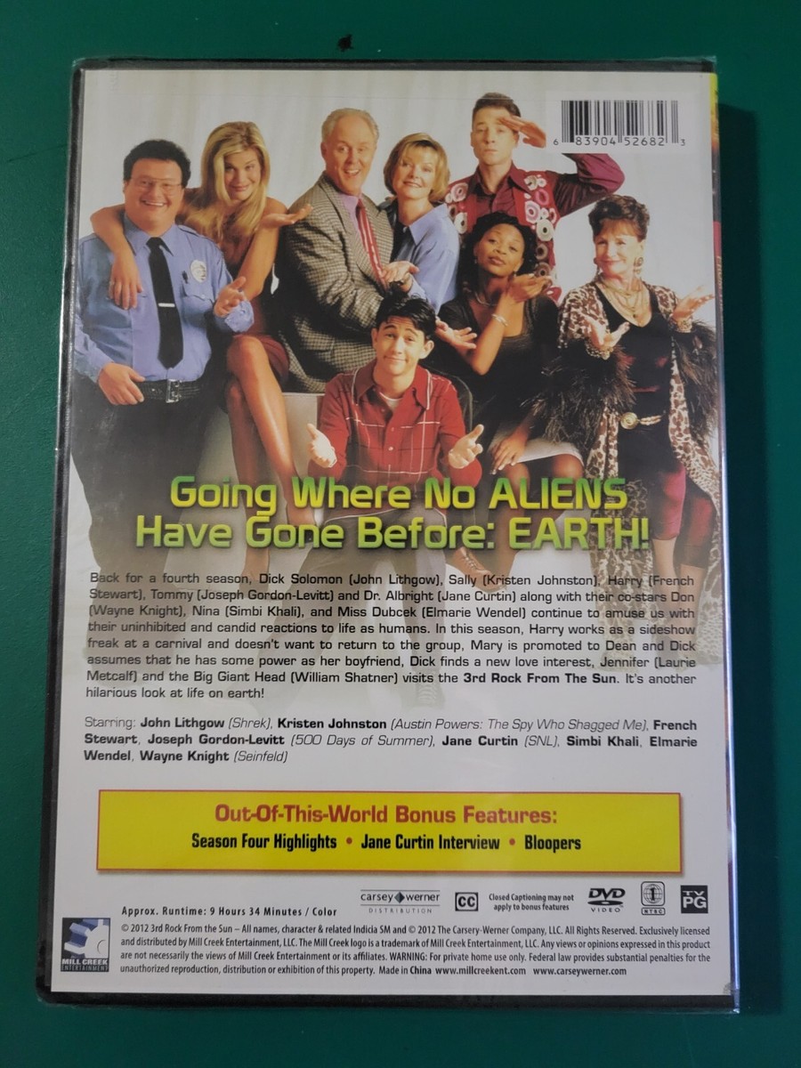 3rd Rock from the Sun - Season 4 (DVD, 2012, 3-Disc Set) for