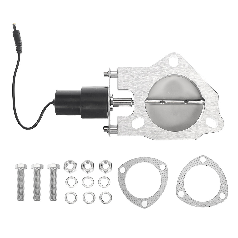 3" Electric Exhaust Cutout Valve Control Motor Cut Out Kit and Manual Switch NEW eBay