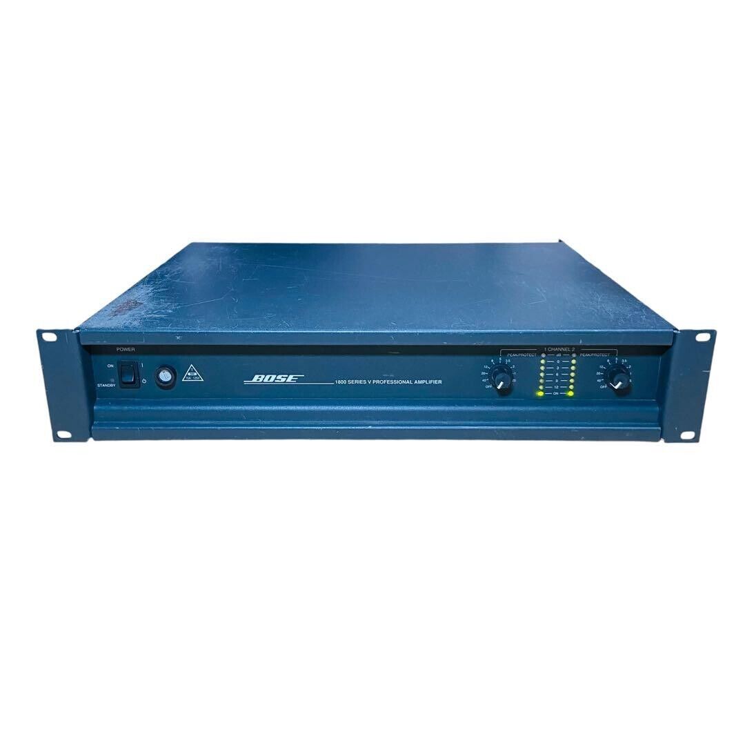 Bose 1800 Series V Professional Power Amplifier Operation Bose 1800 Series V Professional Power Amplifier Operation