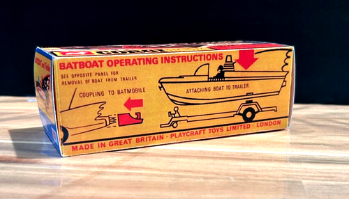 CORGI 107 BATBOAT AND TRAILER EMPTY REPRODUCTION BOX** - Picture 3 of 4