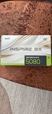 MSI INSPIRE 3X GEFORCE RTX 5080 OC EDITION 16GB GDDR7 - NEW, SEALED, IN HAND