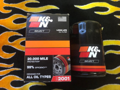 NOS Genuine K & N Engineering Select  so2001  Engine Oil Filter