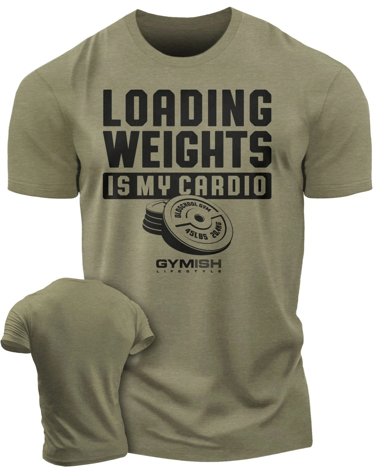 092. Loading Weights is My Cardio Funny Workout Gym T-Shirt for Men