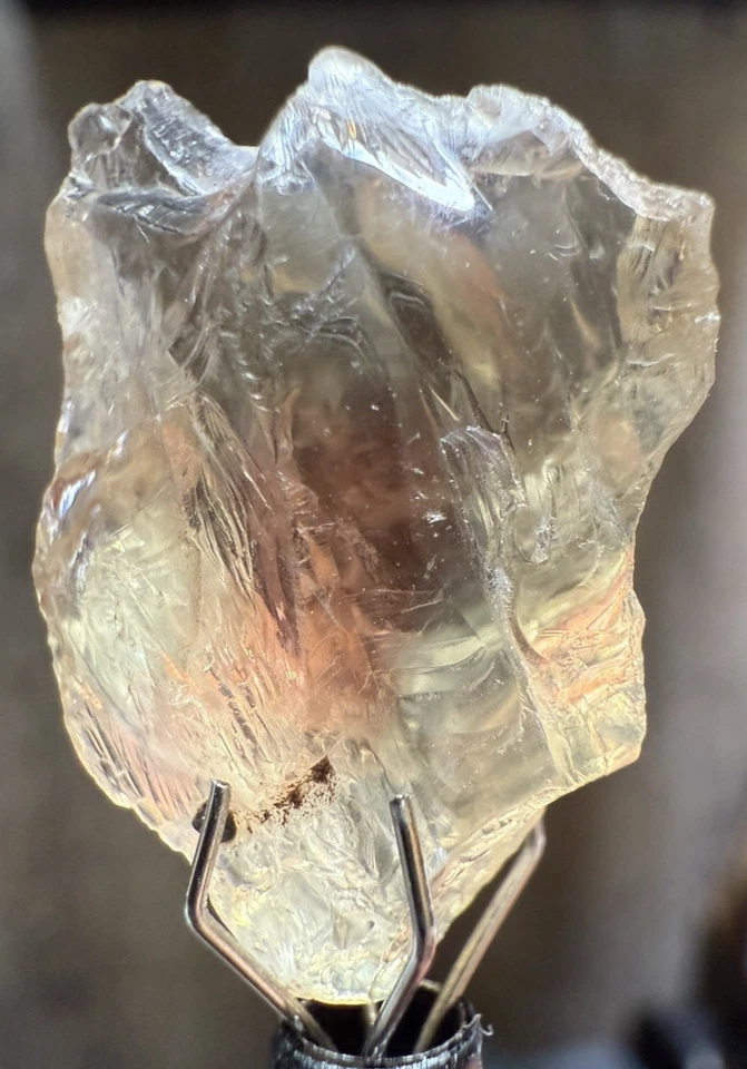 Pedra Preciosa Bruta Flashy Red Oregon Sunstone, Faceter's Dream, 20ct, 24x17x12mm - Imagem 3 de 4