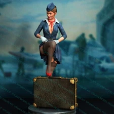 1/24 Scale Exclusive Stewardess Nsfw Uncolored Unassembled Sesin Model Kit Toy