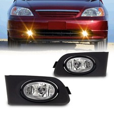 Fog Lights Assembly Compatible With Honda Civic 24dr 2001-2003 Leftright Fog Lights Assembly Compatible With Honda Civic 24dr 2001-2003 Leftright