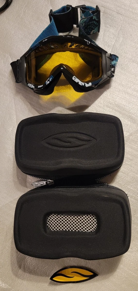 SMITH Fuse Snow Goggles Snowboard Skiing Adult Vented Amber Lens Case  Sticker | eBay