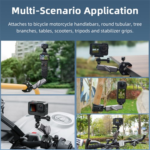 For DJI Osmo Pocket 3 Camera Riding Mount Adapter Frame Mount Clip Accessories - Picture 13 of 25