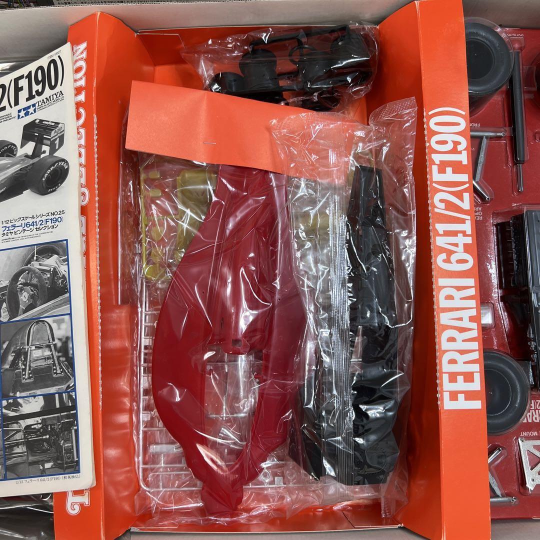TAMIYA 1/12 FERRARI 641/2 (F190) F1 Racing Car Plastic Model TAMIYA 1/12 FERRARI 641/2 (F190) F1 Racing Car Plastic Model
