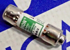 1 Bussmann CC-Tron FNQ-R-3 FNQR3 3 Amp 600 VAC Class CC Time Delay Fuse