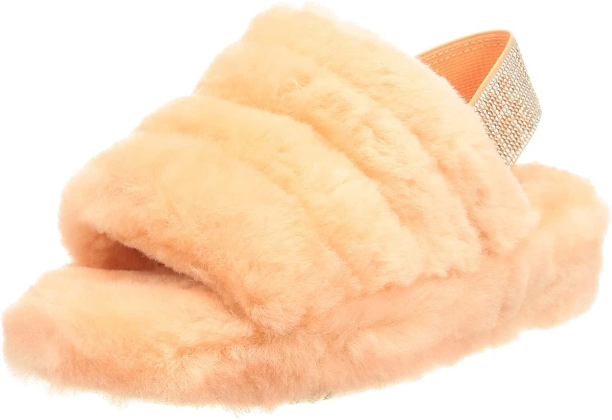 Ugg Fluff Yeah Bling Damen Hausschuhe aus weicher Koralle