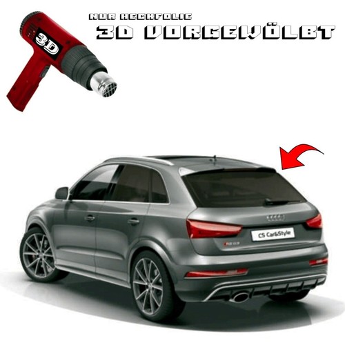 Heckfolie 3D-vorgewölbt Tönungsfolie schwarz 85% BMW X5 F15 2013-2018 - Bild 1 von 1