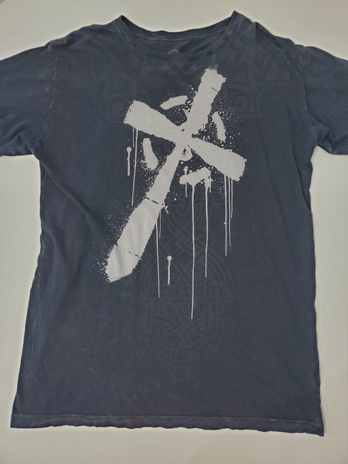 Sheamus Top Rope Shirt L EUC Authentic WWE Men's Premiere Large Tee BO Black