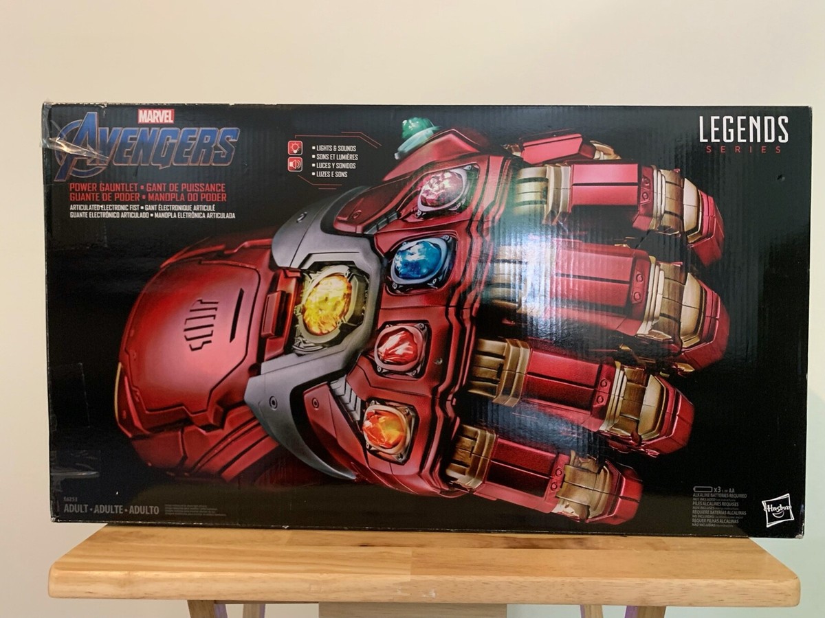 Marvel Legends Series Avengers Red Electronic Power Gauntlet BRAND