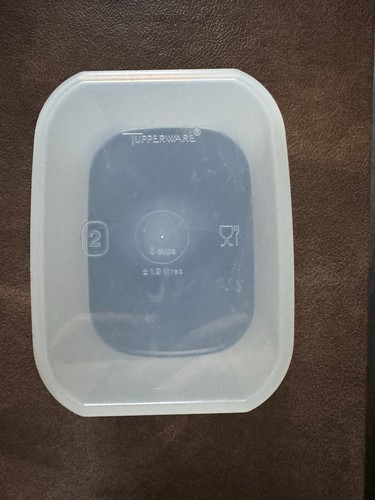 Tupperware Modular Mate 1792 Contenitore Alimenti Coperchio Blu 8 Tazze 6,5 x 4 x 4 pollici - Foto 2 di 3