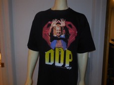 wcw ddp signed black xl tee new but sm hole look at all the pic