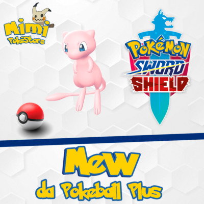 Mew from Pokeball Plus 6IVs Pokemon Sword Shield