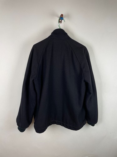 VINTAGE 1960S 70s - Black Heavy-Weight Wool IVY OXFORD CO. Men's Jacket SMALL - Picture 4 of 8