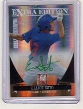 #9/10 (ONLY 10) 2011 ELITE EXTRA GREEN AUTO AUTOGRAPH ELLIOT SOTO RC 
