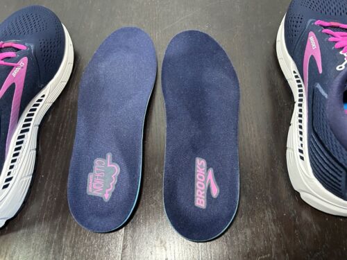 Brooks Ariel 20 Running Shoes Sneaker Peacoat/Vivid Viola/Wt Woman 11.5 2E XWide - Picture 13 of 15