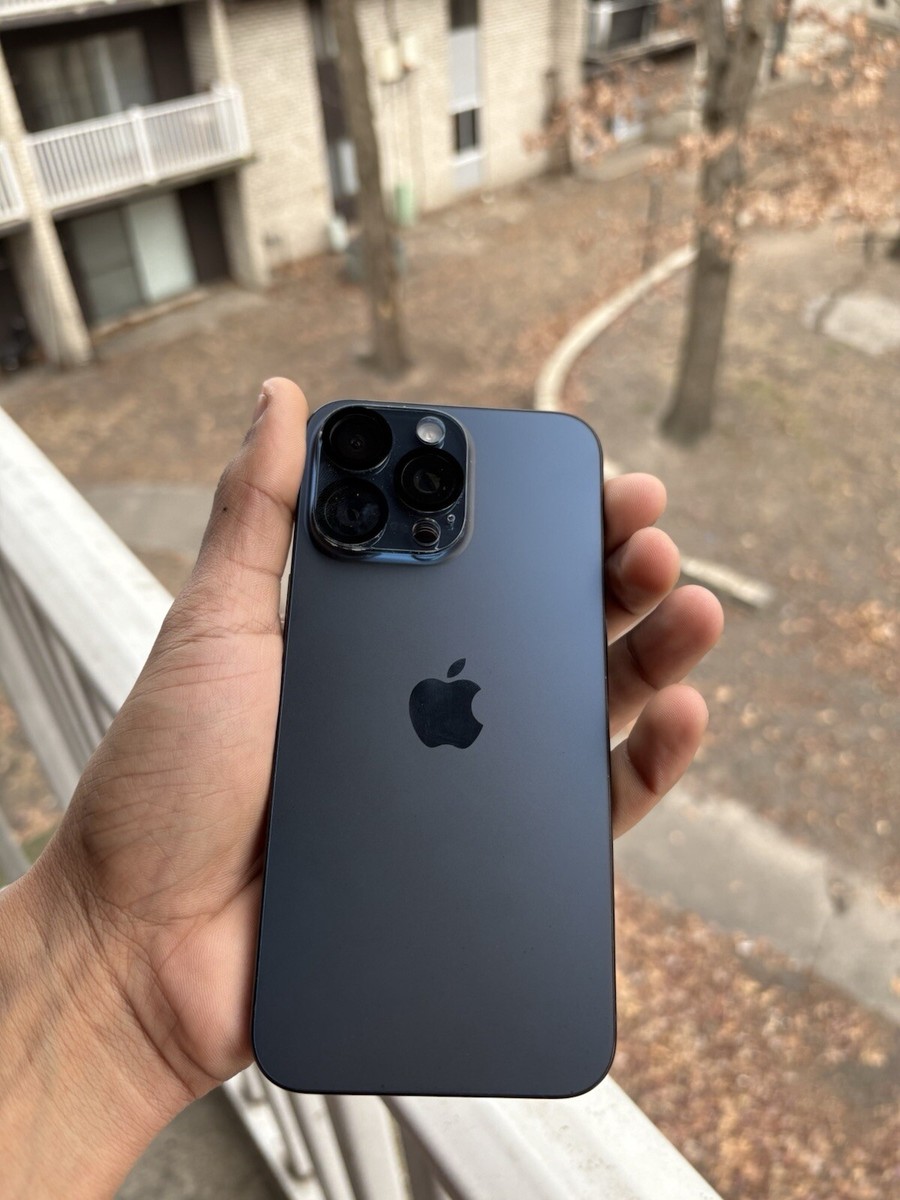 apple iphone 15 pro max - 256 gb - blue unlocked | eBay