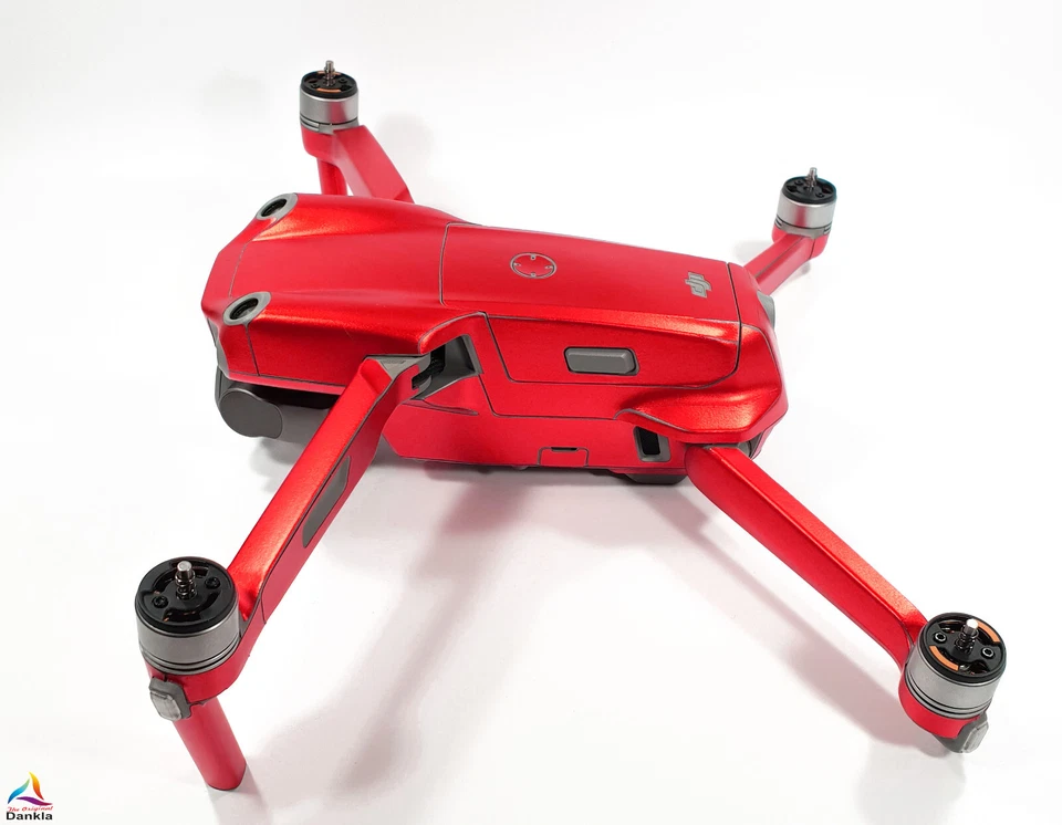 DJI AIR 2s - SKIN - Chrom Rot - Bild 4 von 4