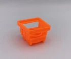 Fisher Price Little People Vintage 2580 Little Mart ORANGE SHOPPING CART