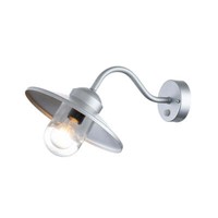 Elstead Klampenborg AußEn-Wandleuchte Sensor E27 26Cm Silber IP44